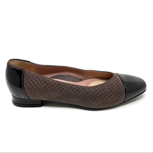 Beautifeel Karen Cap Toe Flats Chamoise net suede - Picture 1 of 6